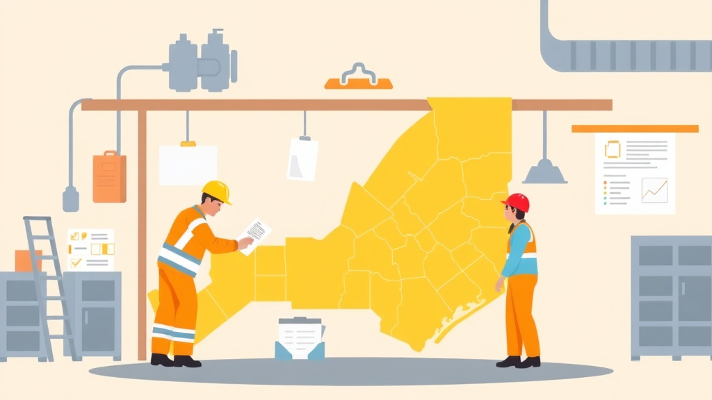 An informative visual explaining state OSHA Inspection Rates for beginners and professionals