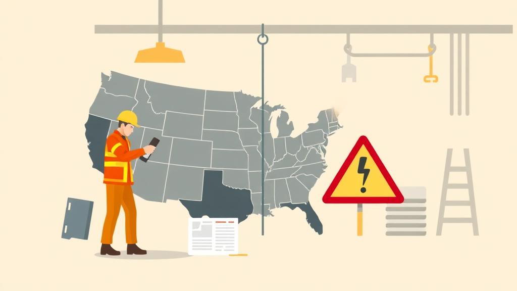 Conceptual diagram showing how state OSHA Penalty Differences works in practice