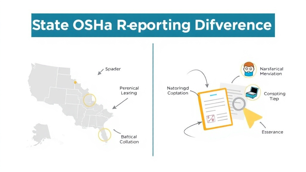 Step-by-step visual guide for implementing state OSHA Reporting Differences