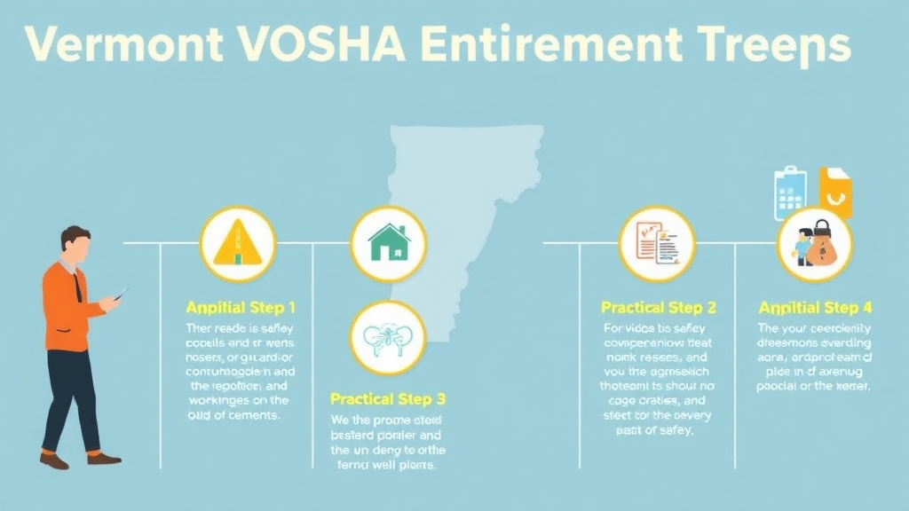 Process flow illustration for putting vermont VOSHA Enforcement Trends into action