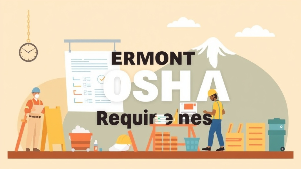 An informative visual explaining vermont VOSHA Requirements Overview for beginners and professionals
