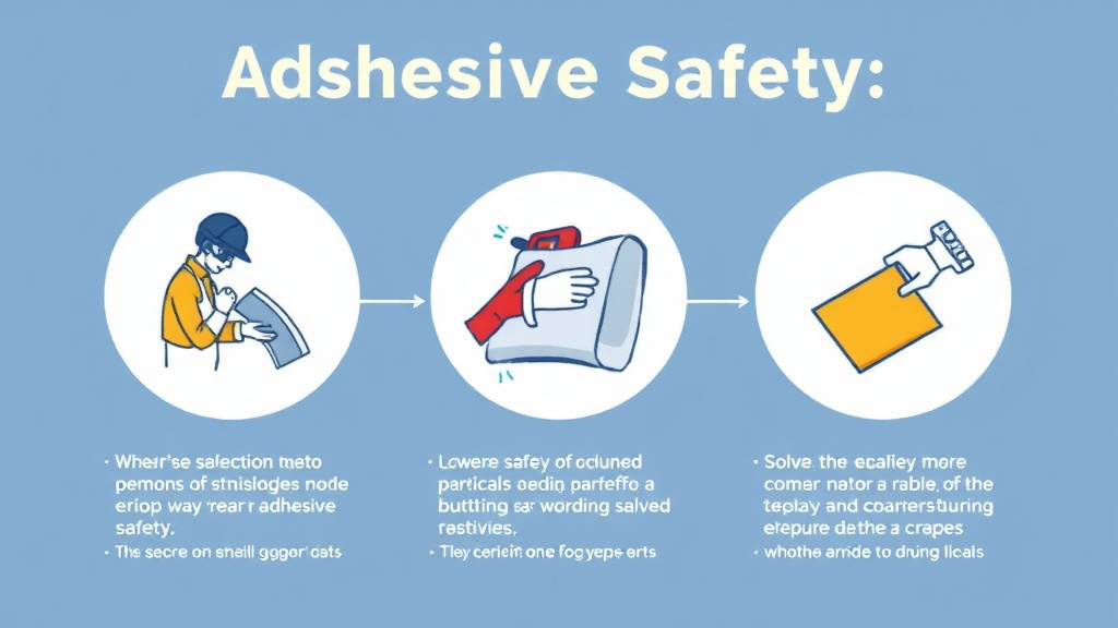 Practical checklist visual for adhesive Safety