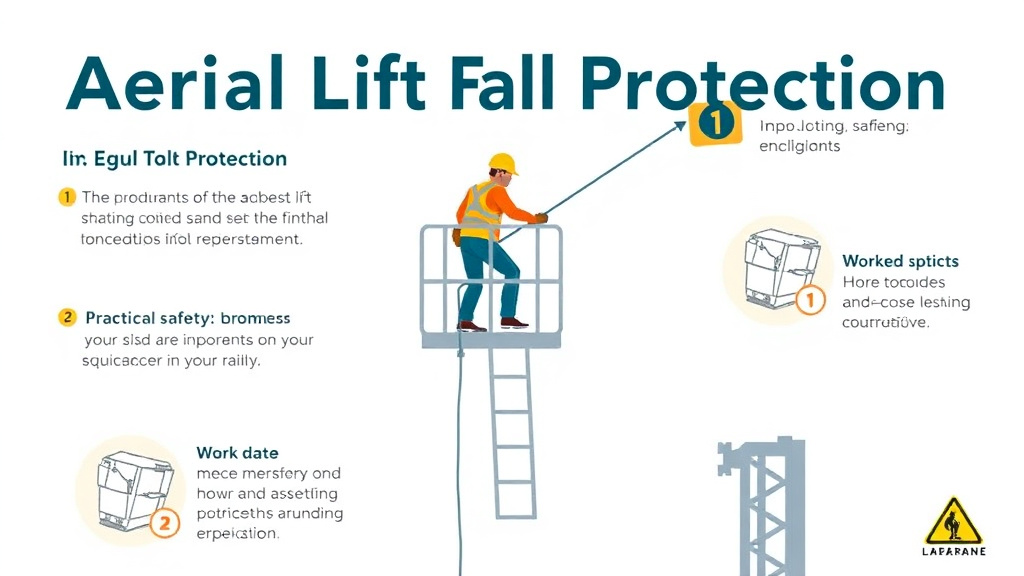 Practical checklist visual for aerial Lift Fall Protection
