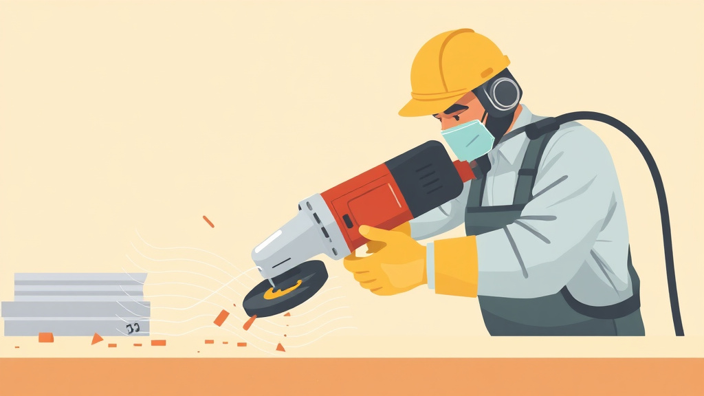 Detailed visual representation of angle Grinder Safety