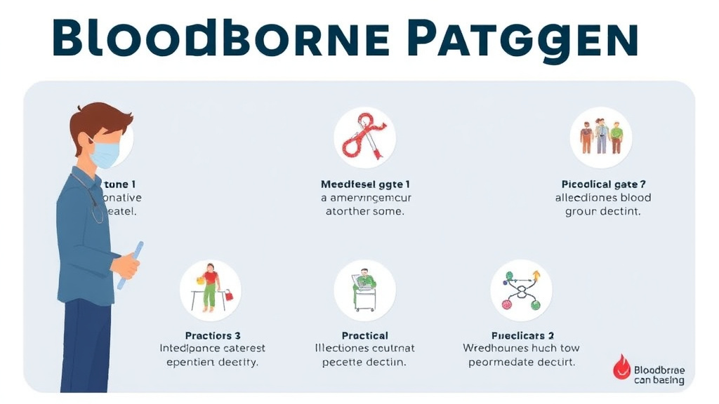Hands-on guide visualization for bloodborne Pathogen Awareness