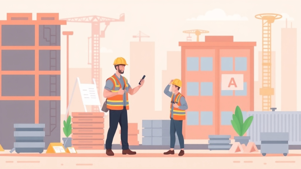 A professional illustration depicting cell Phone Policy Job Site