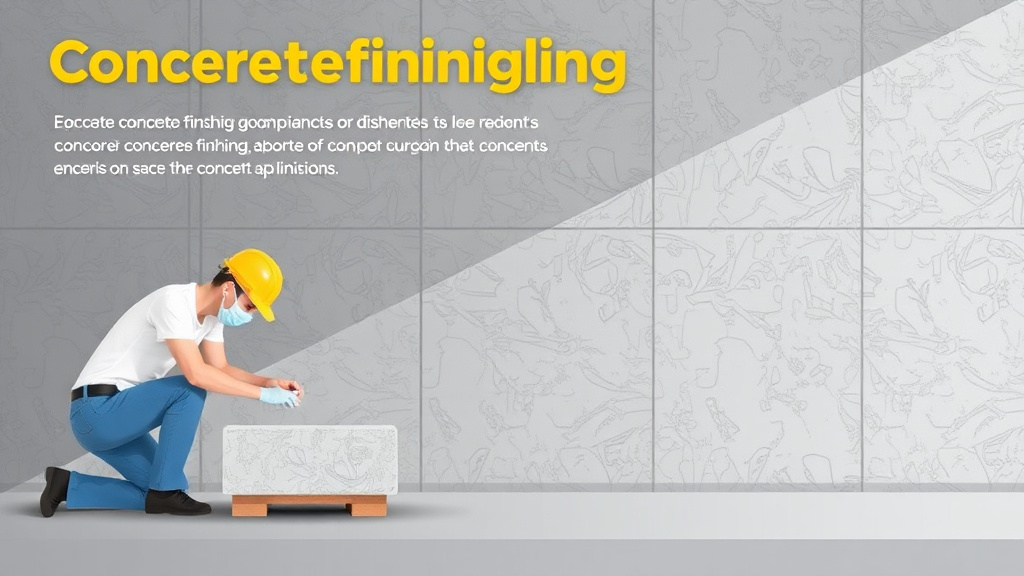 Practical checklist visual for concrete Finishing Ergonomics