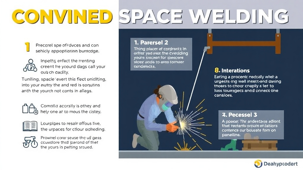 Practical workflow diagram for confined Space Welding