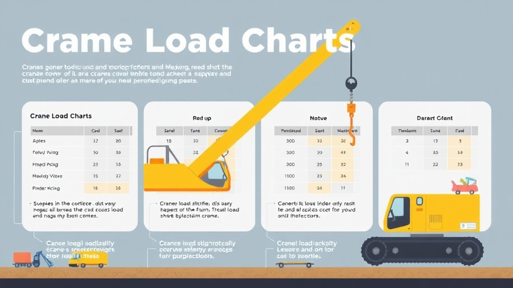 Real-world application diagram for crane Load Charts
