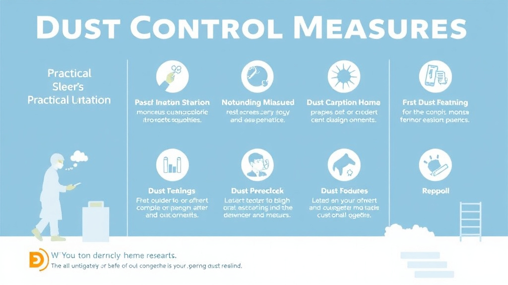 Process flow illustration for putting dust Control Measures into action
