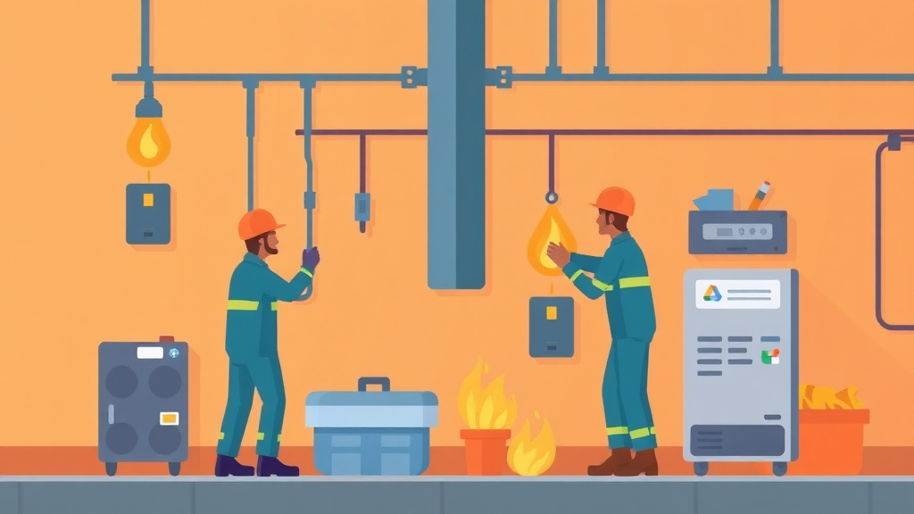 An informative visual explaining electrical Fire Prevention for beginners and professionals