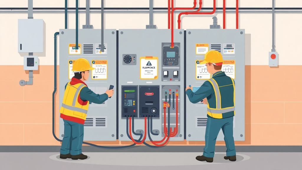 Conceptual diagram showing how electrical Panel Clearance works in practice