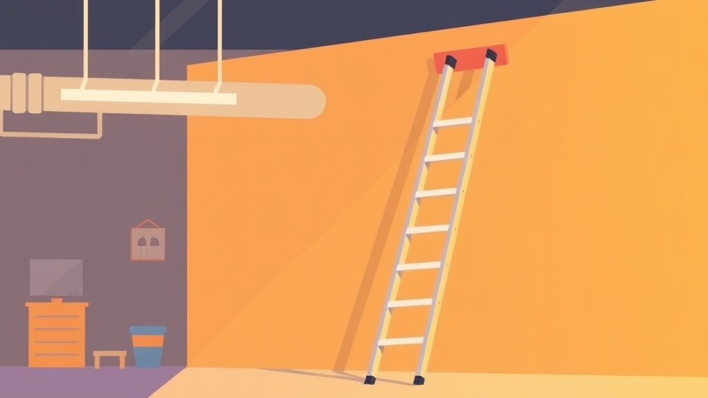 Detailed visual representation of extension Ladder Setup