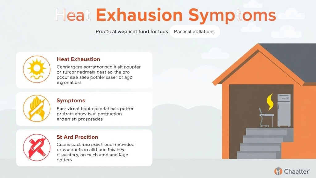 Implementation roadmap for heat Exhaustion Symptoms with actionable steps