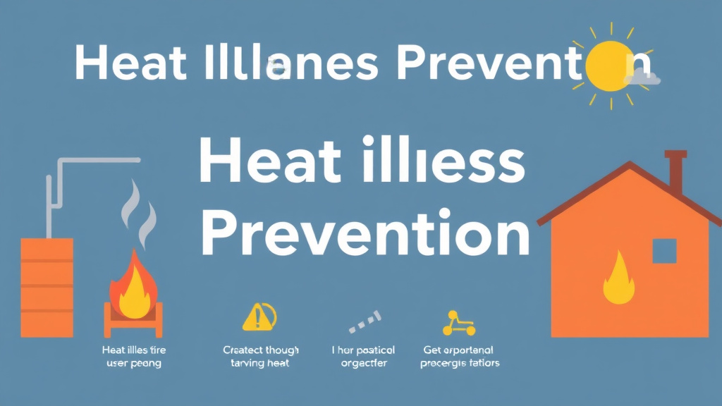 Process flow illustration for putting heat Illness Prevention into action