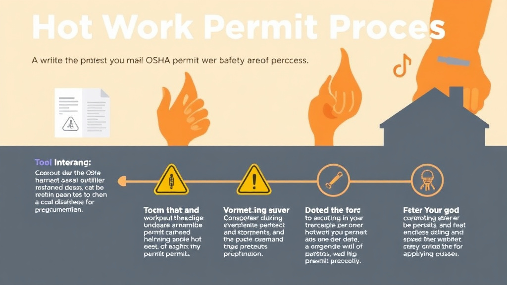 Step-by-step visual guide for implementing hot Work Permit Process