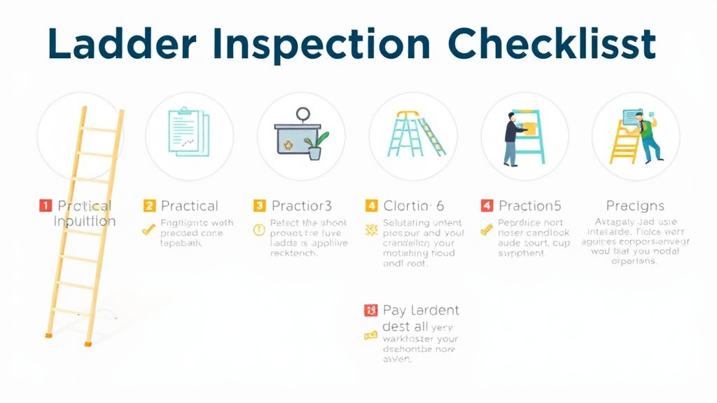 Practical checklist visual for ladder Inspection Checklist