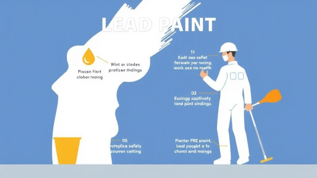 Action-oriented illustration showing how to apply lead Paint Awareness