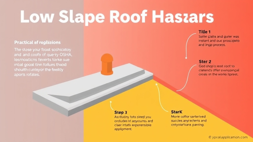 Step-by-step visual guide for implementing low Slope Roof Hazards