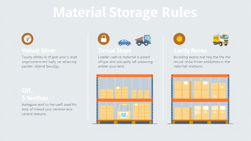 Step-by-step visual guide for implementing material Storage Rules