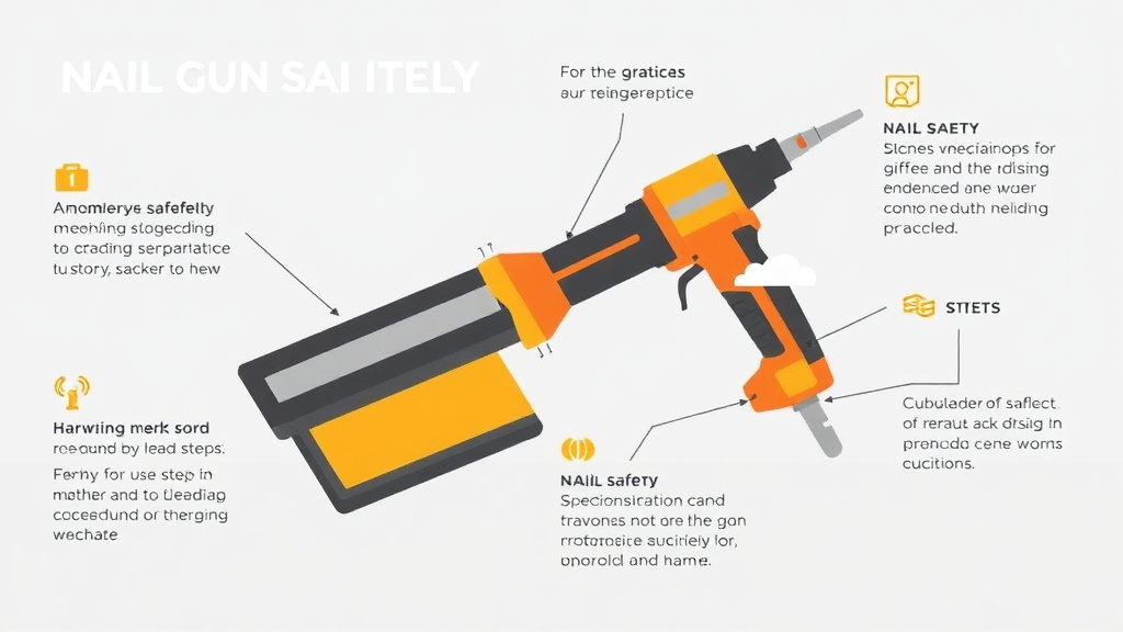 Practical checklist visual for nail Gun Safety