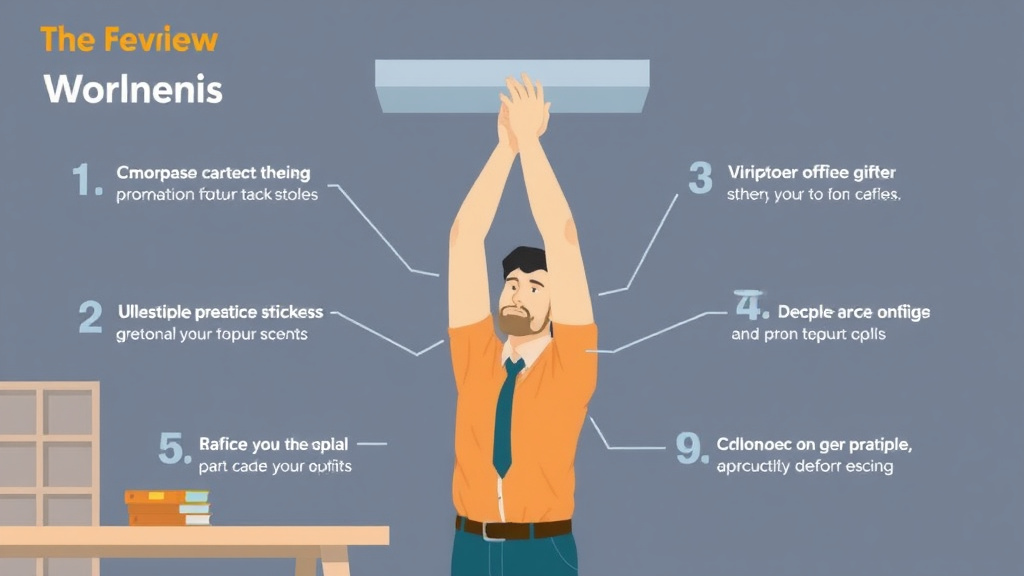 Practical checklist visual for overhead Work Ergonomics