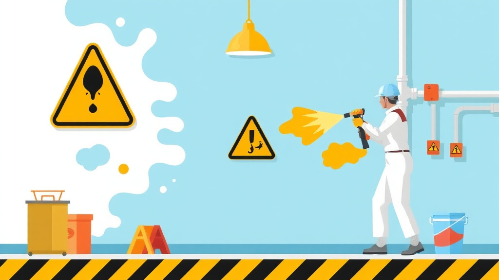 An informative visual explaining paint and Coating Hazards for beginners and professionals