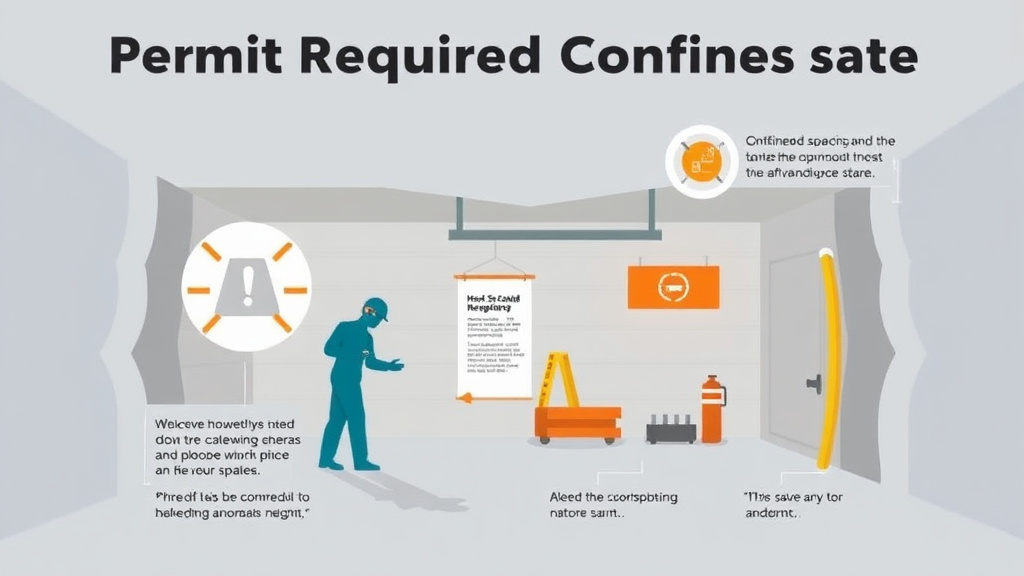 Practical checklist visual for permit Required Confined Spaces