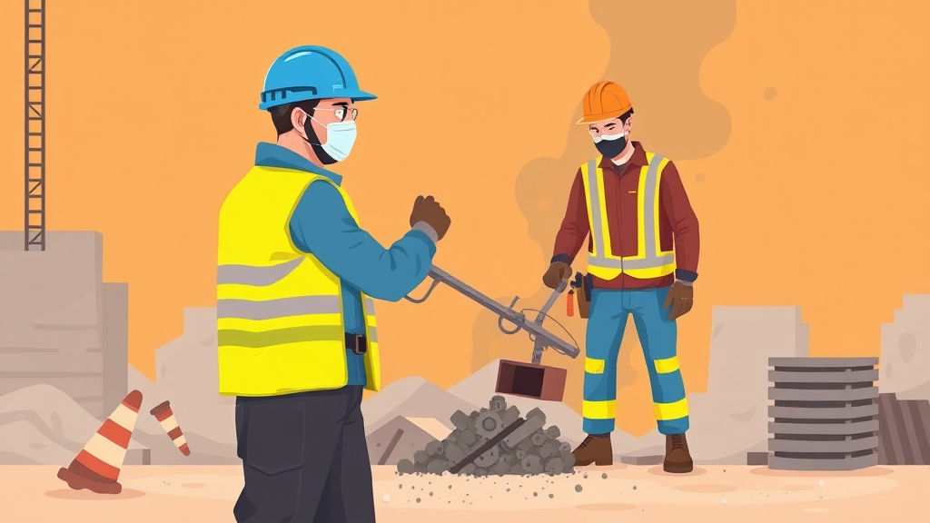 Clear illustration of PPE for Demolition with supporting details