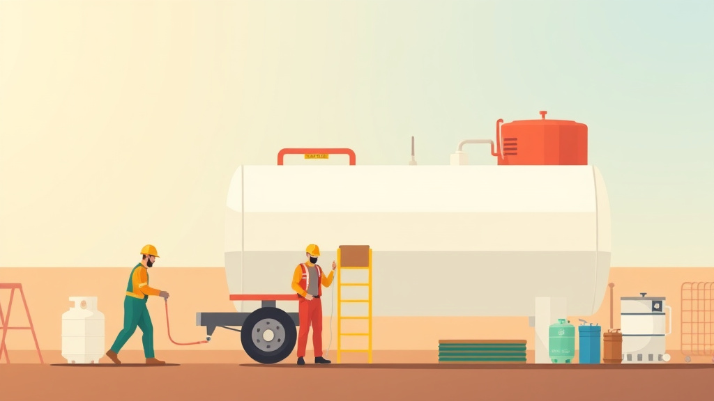 Conceptual diagram showing how propane Tank Safety works in practice