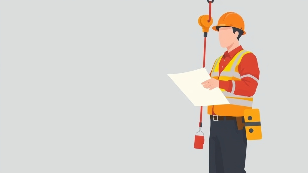 Clear illustration of rigging Inspection with supporting details