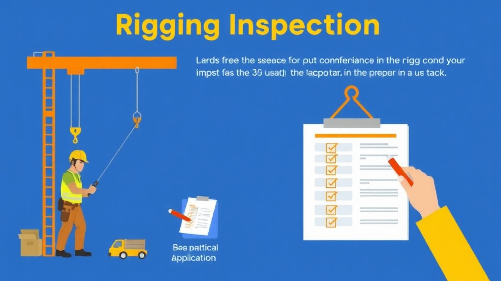 Process flow illustration for putting rigging Inspection into action