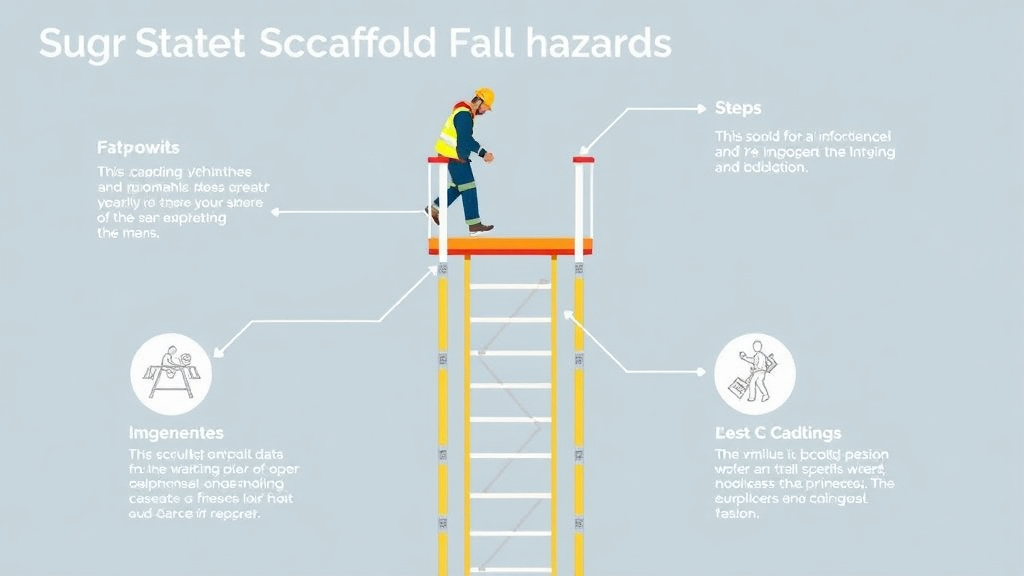 Practical checklist visual for scaffold Fall Hazards