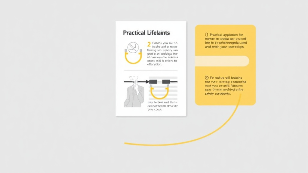 Action-oriented illustration showing how to apply self Retracting Lifelines