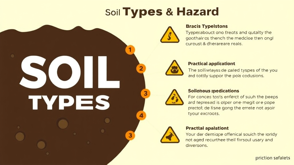 Step-by-step visual guide for implementing soil Types Hazards