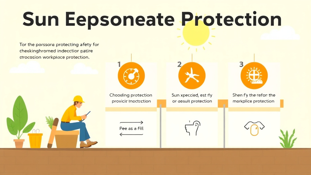 Practical workflow diagram for sun Exposure Protection