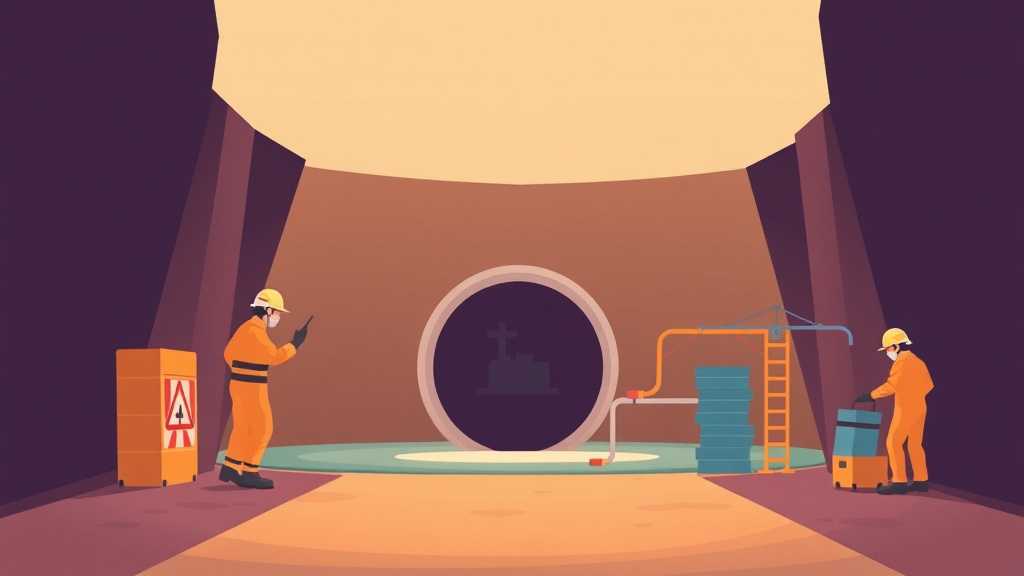 Detailed visual representation of tank Entry Procedures