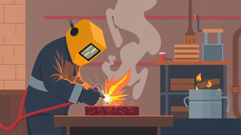 Visual overview of welding Fire Prevention Tips with key concepts highlighted