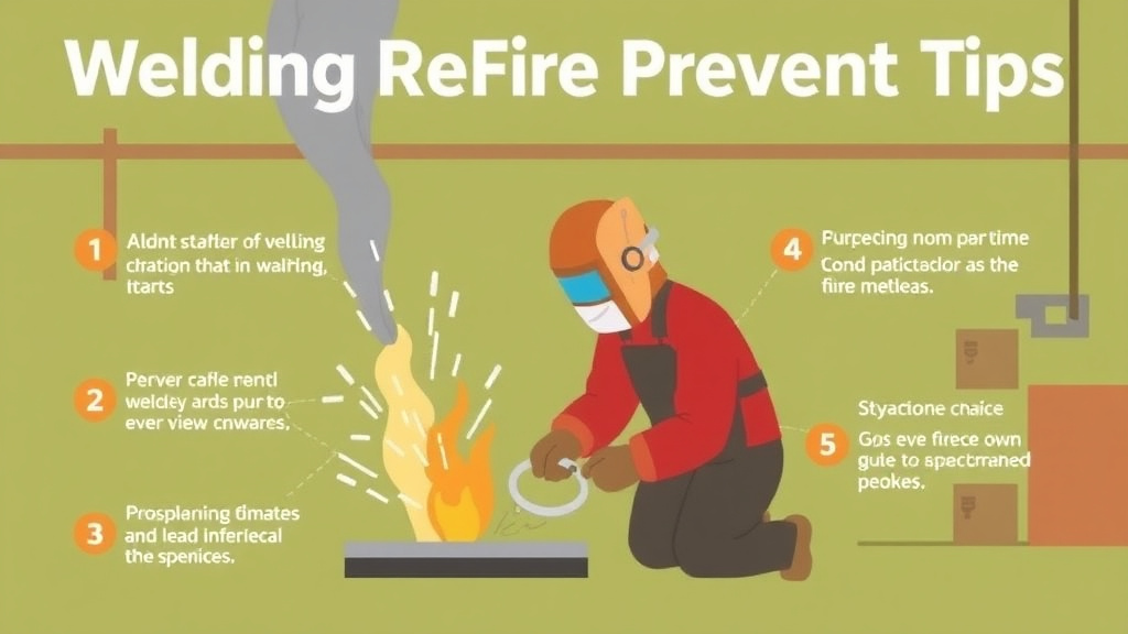 Practical workflow diagram for welding Fire Prevention Tips