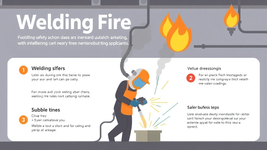 Process flow illustration for putting welding Fire Prevention into action