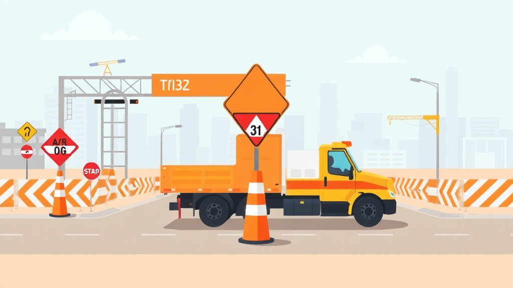Conceptual diagram showing how work Zone Traffic Safety works in practice