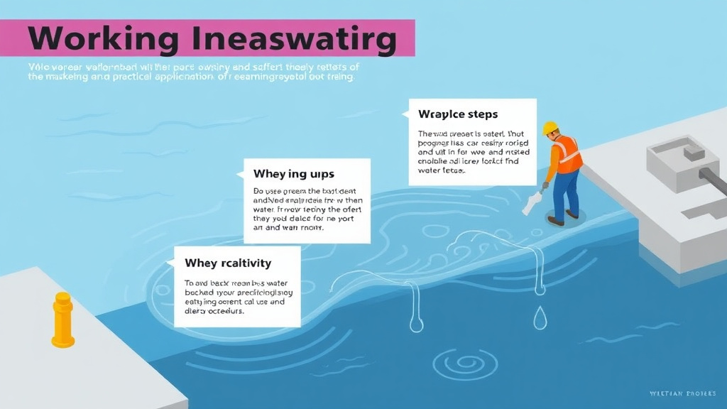 Process flow illustration for putting working Near Water Safety into action