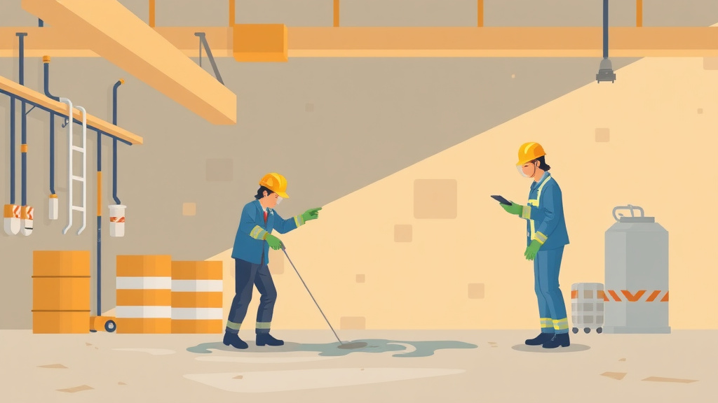 An informative visual explaining concrete Chemical Exposure for beginners and professionals