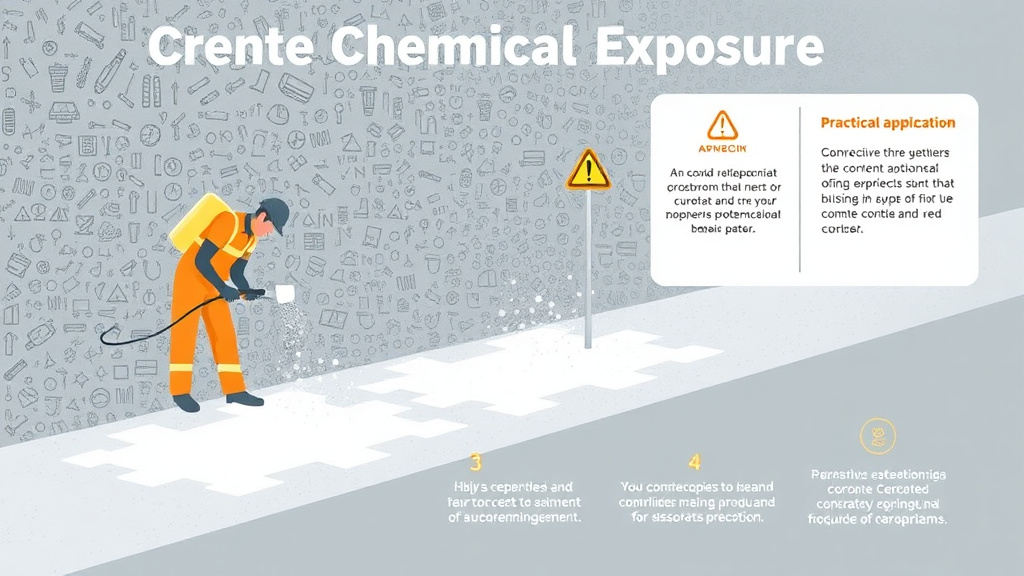 Practical workflow diagram for concrete Chemical Exposure