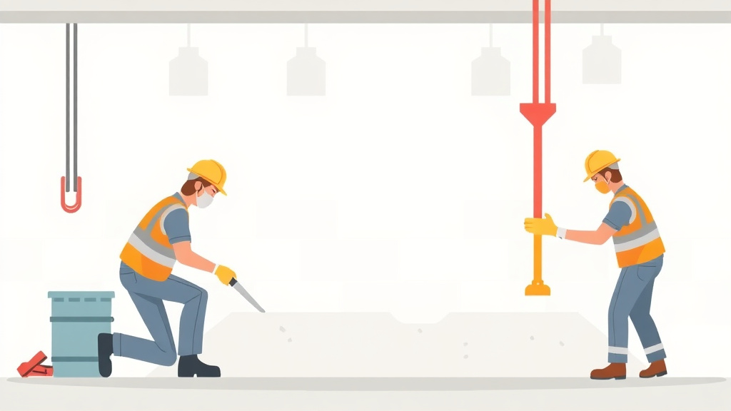 Educational graphic covering the essentials of concrete Finishing Safety