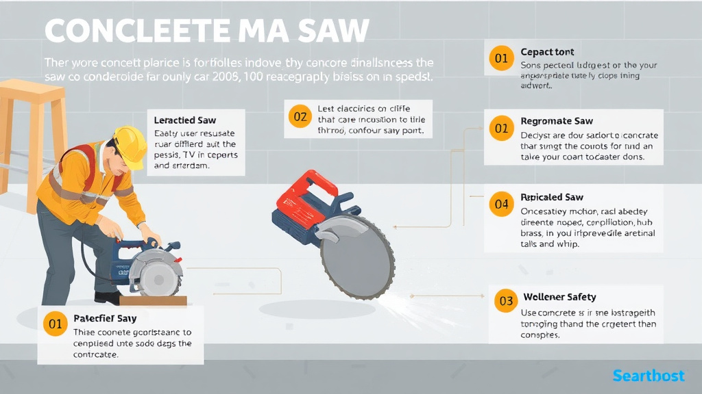 Hands-on guide visualization for concrete Saw Cutting