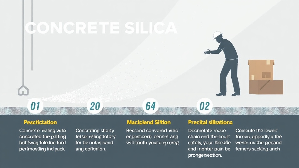 Practical checklist visual for concrete Silica Exposure