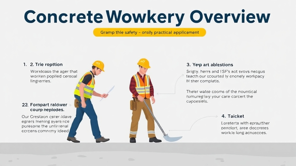 Practical workflow diagram for concrete Worker Safety Overview