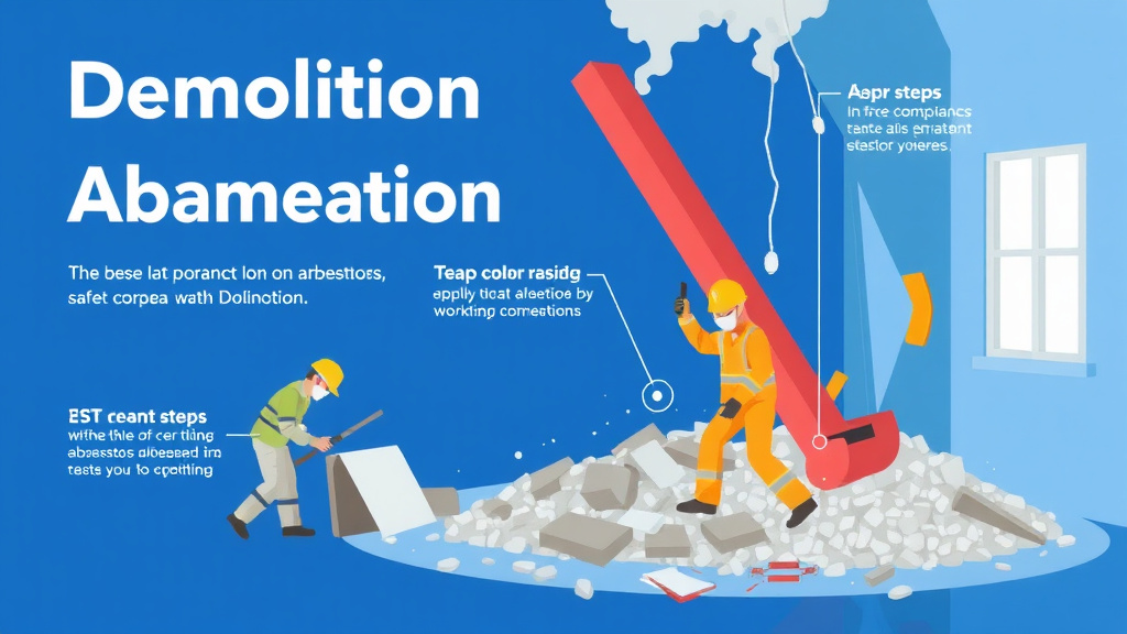 Practical checklist visual for demolition Asbestos Abatement