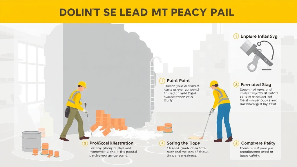 Practical checklist visual for demolition Lead Paint Safety